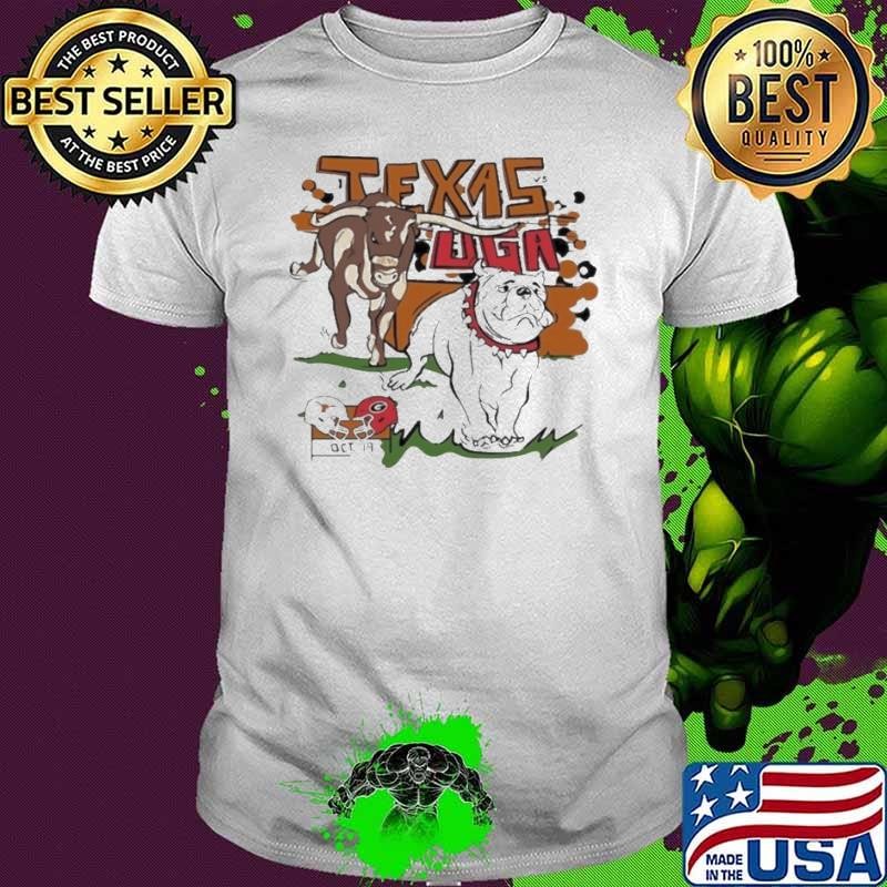 Texas Longhorns Vs. Georgia Bulldogs 2024 Matchup Shirt