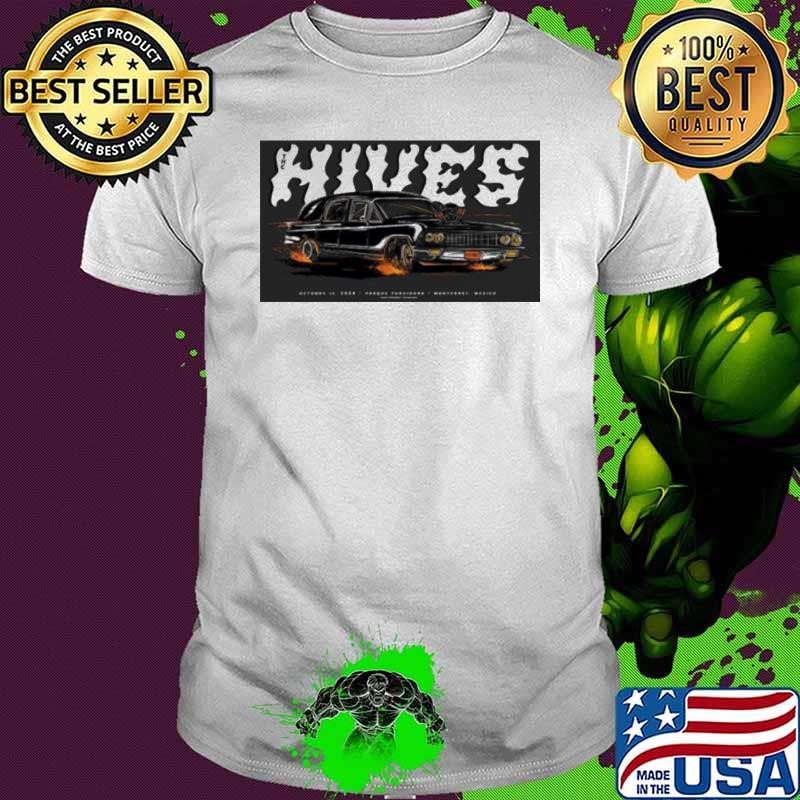 The Hives Parque Fundidora On Oct 12 2024 In Monterrey Mexico Tour T-Shirt
