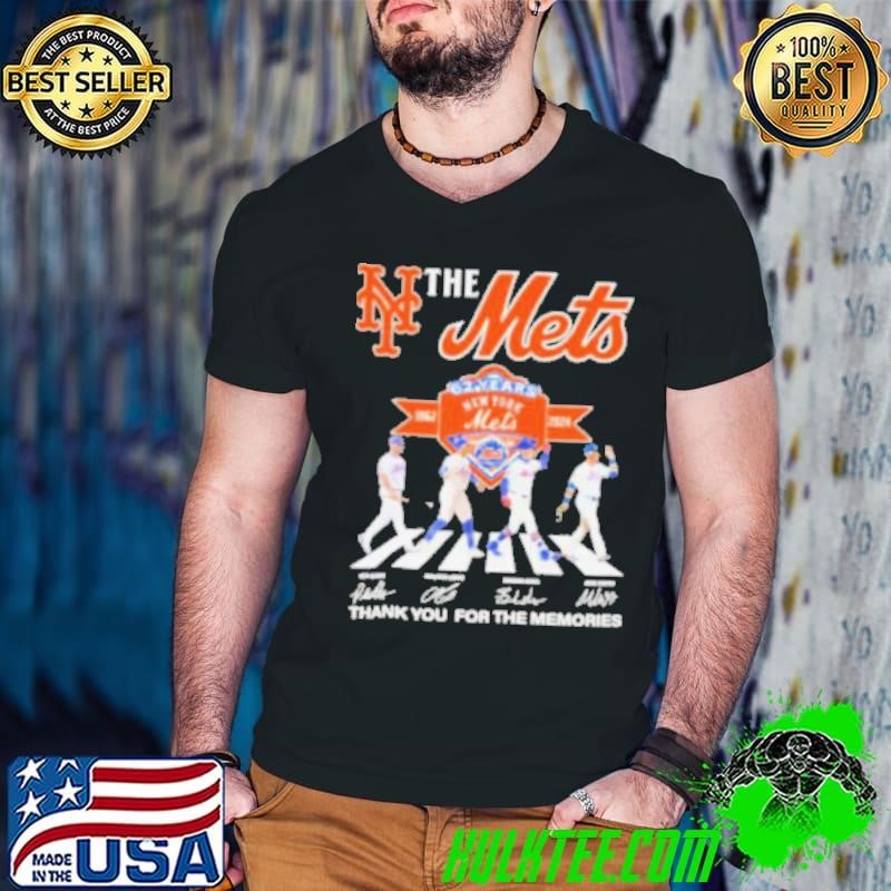 The Mets Abbey Road NLCS 62 Years 1962 2024 Thank You For The Memories Signatures Shirt
