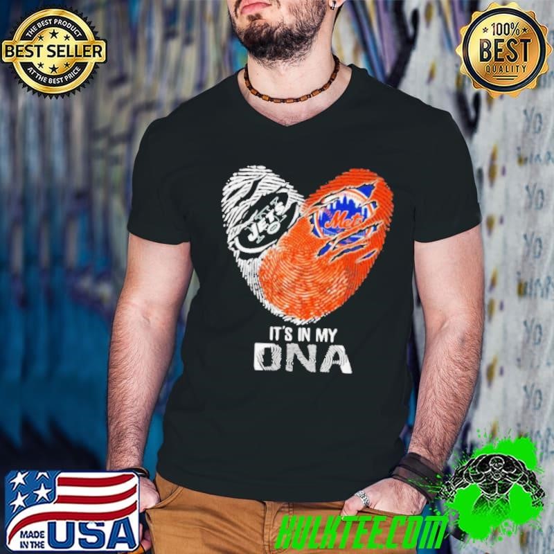 The New York Jets And Mets It’s In My Dna Nfl Football Heart shirt