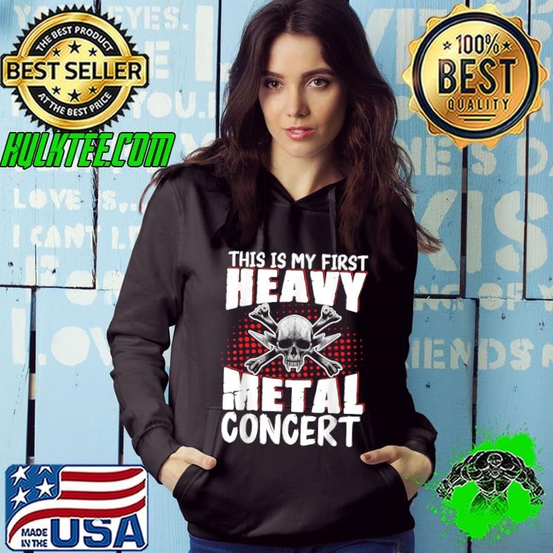 This Is My First Heavy Metal Concert Skull Halloween Hoodie