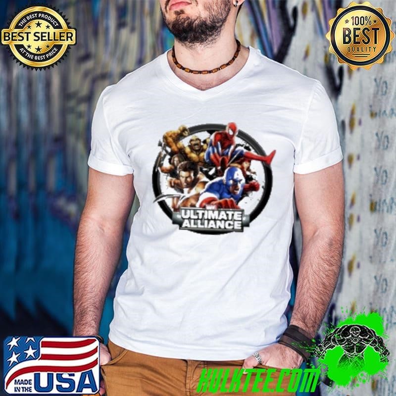 Tobey Maguire Wearing Ultimate Alliance Shirt