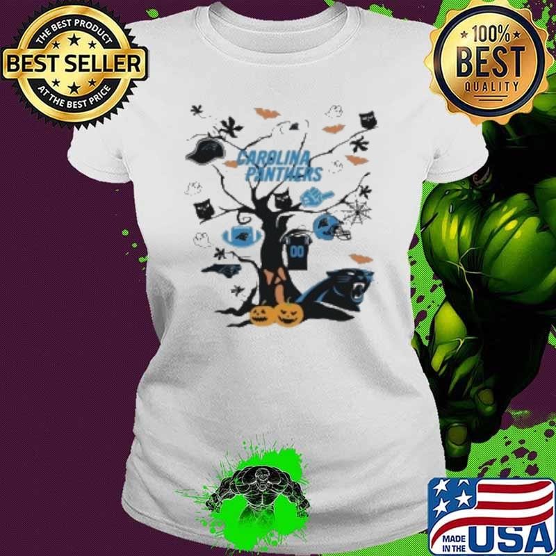 Tree Halloween Carolina Panthers NFL Team 2024 Shirt