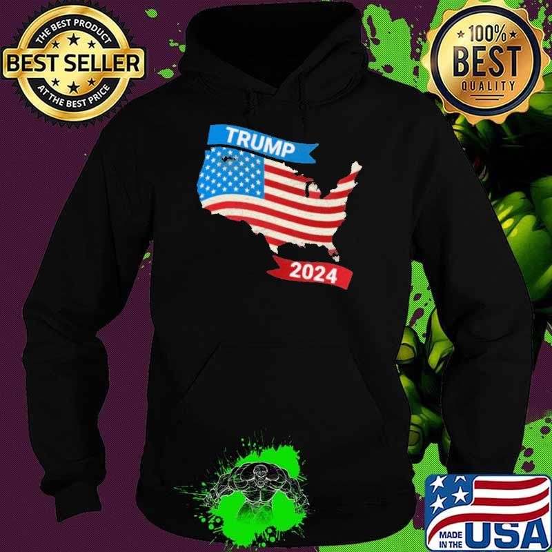 Trump 2024 American Flag Vote Hoodie