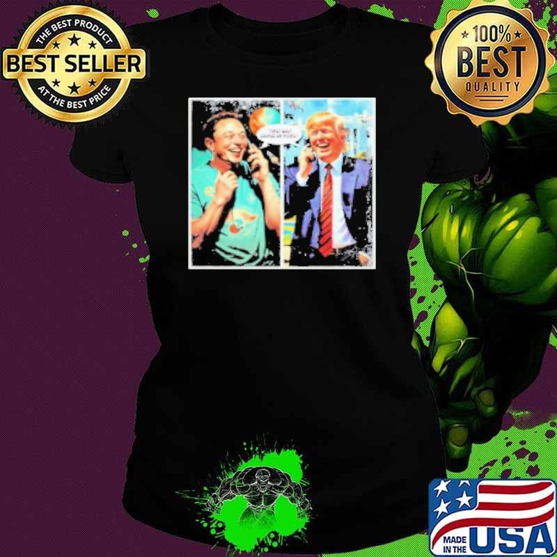 Trump And Elon Musk Political Satire Shirt
