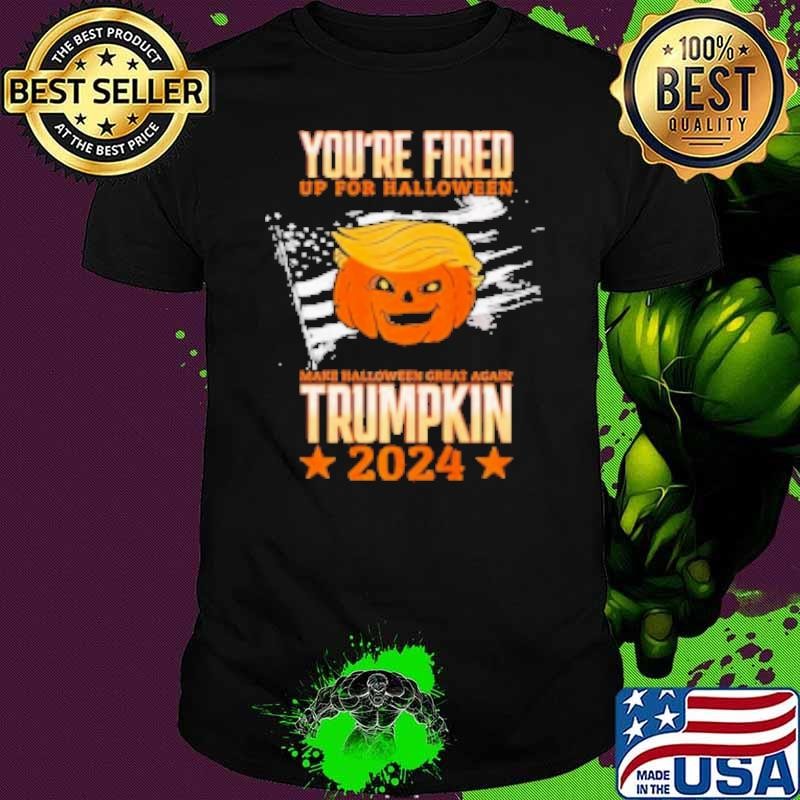 Trumpkin 2024 USA Halloween Youre Fired Pumpkin Premium Shirt