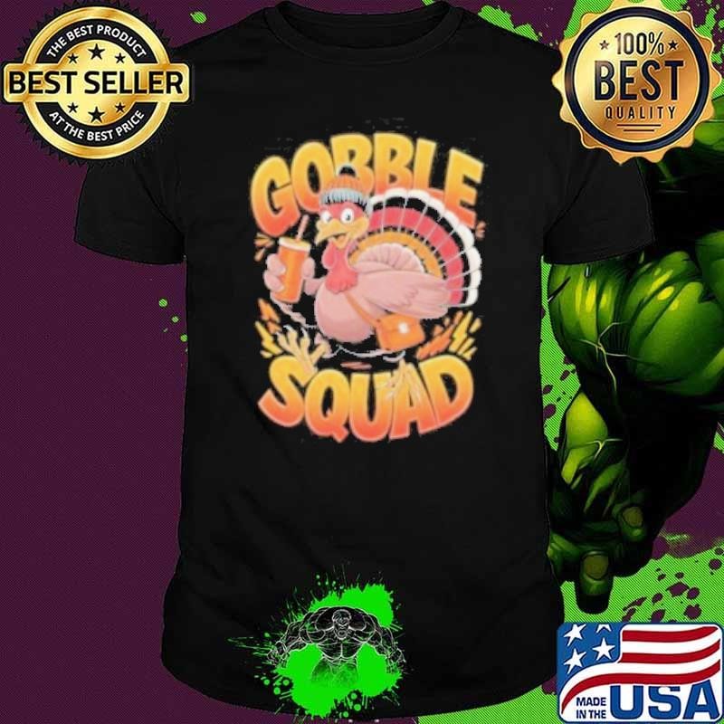 Turkey Gobble Squad Group Matching Thanksgiving 2024 Unisex