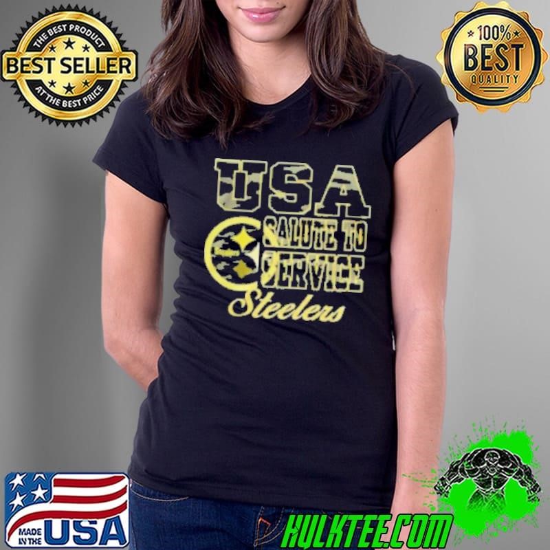 USA Salute To Service Pittsburgh Steelers Ladies Tee