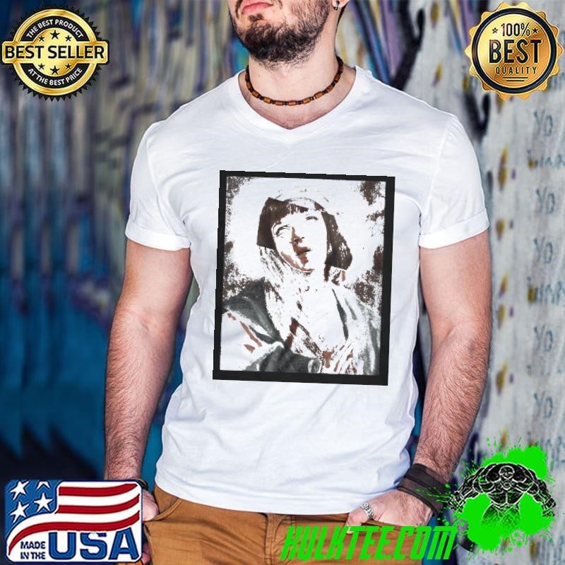 Uma Thurman Virgin Mary Guys V Neck