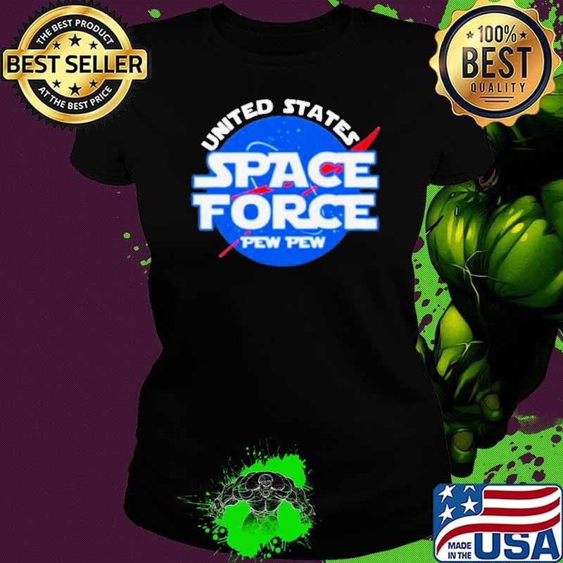 United States Space Force Pew Pew NASA Ladies tee