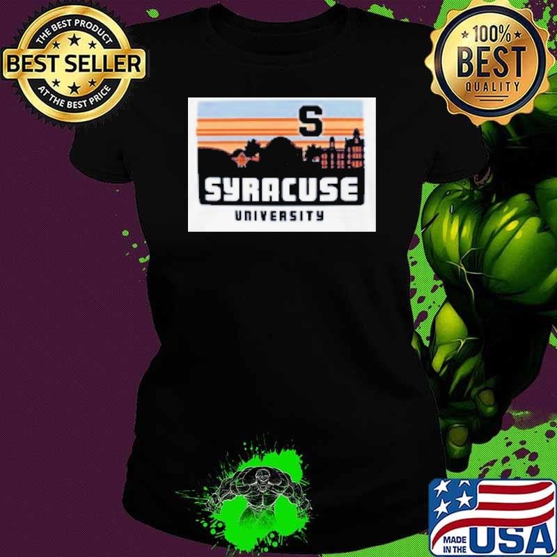 University Of Syracuse Orange Campus Skyline Retro Shirt