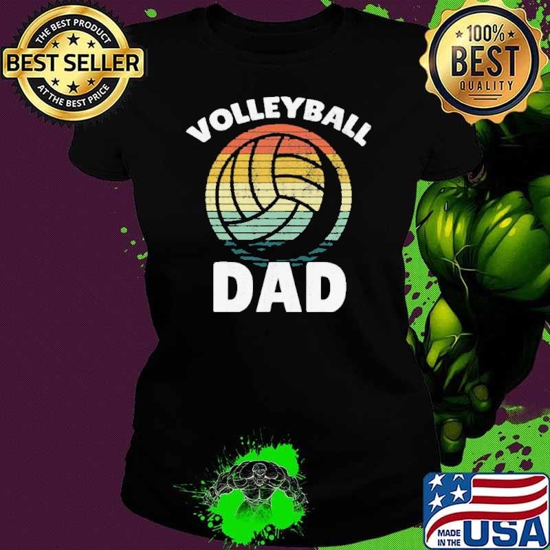 VOLLEYBALL Vintage I Dad Father Support Teamplayer shirt