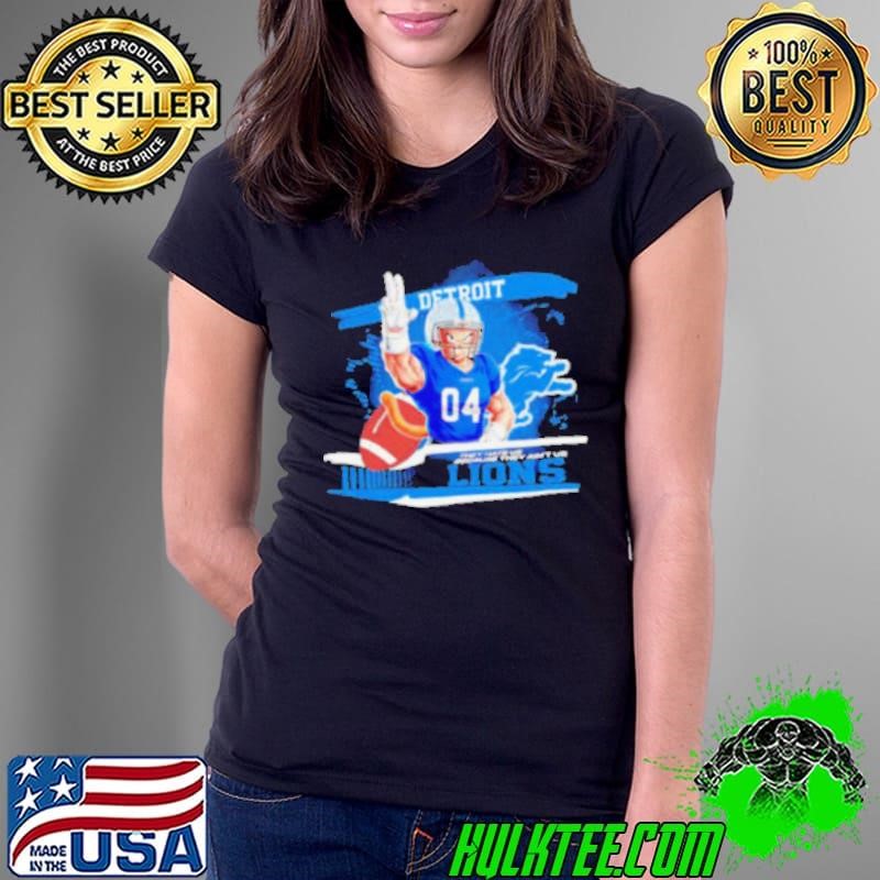 Vegeta X NCAA Detroit Lions they hate us because ain’t us 2024 Ladies Tee