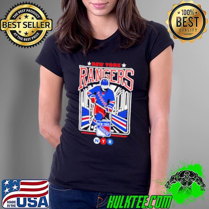 We bleed blue Rangers New York Rangers hockey Ladies Tee