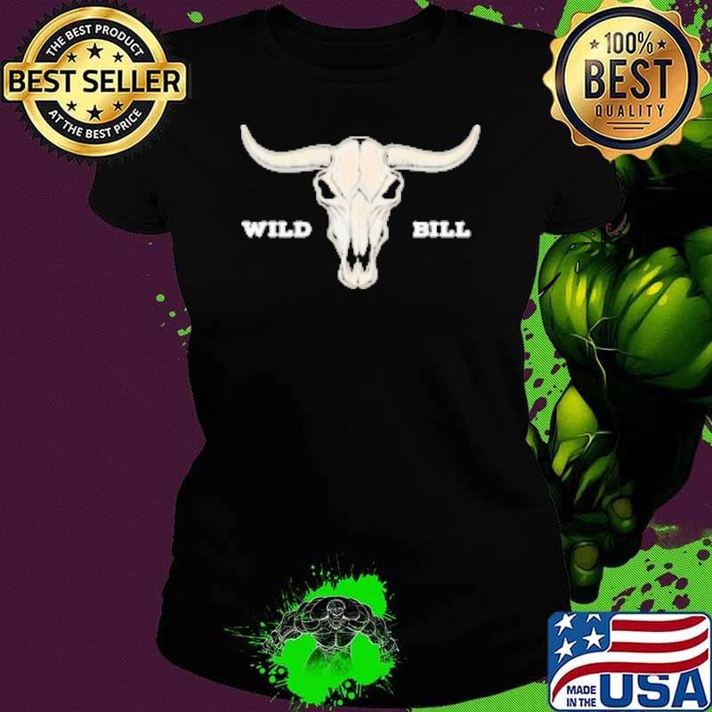 Wild Bill Cow Skull Ladies tee
