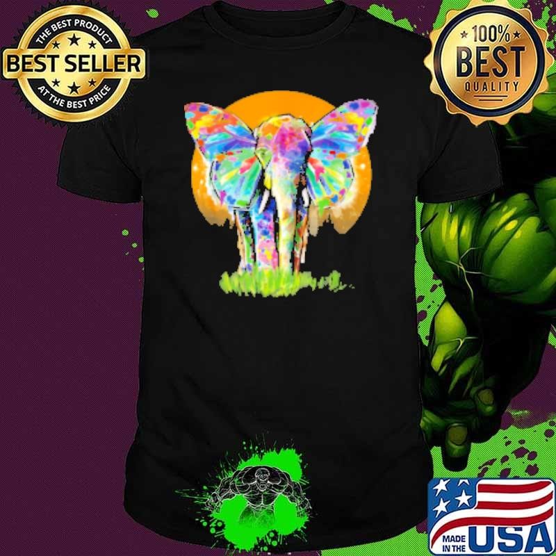 Wild Elephant Color Beautiful Shirt