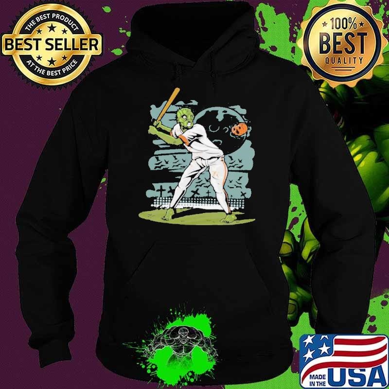 Zombie Play Baseball Pumpkin Hoodie