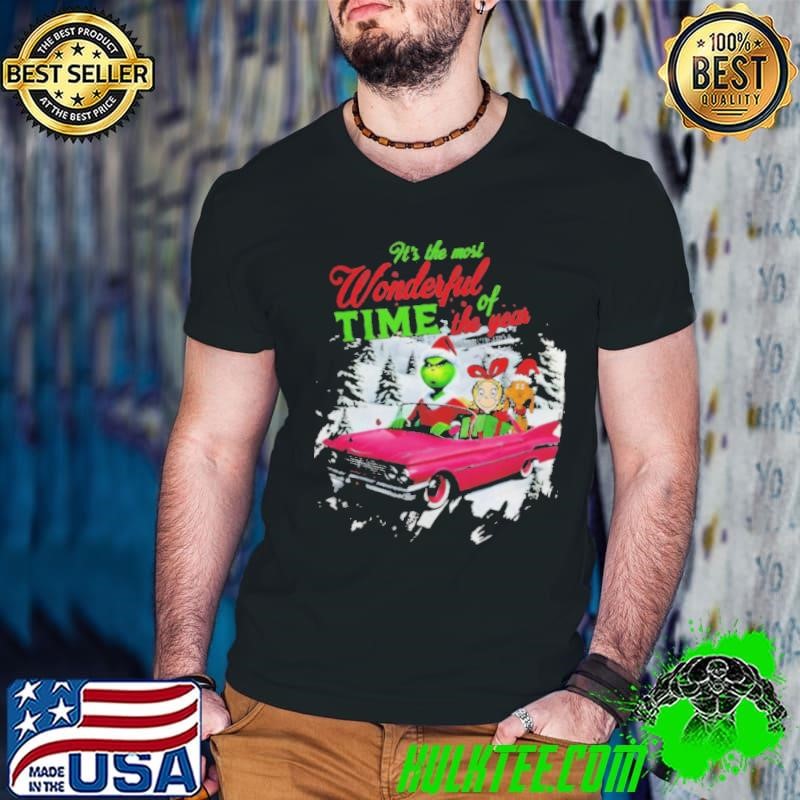 2024 Christmas Grinch Its The Most Wonderful Time Of The Year shirt