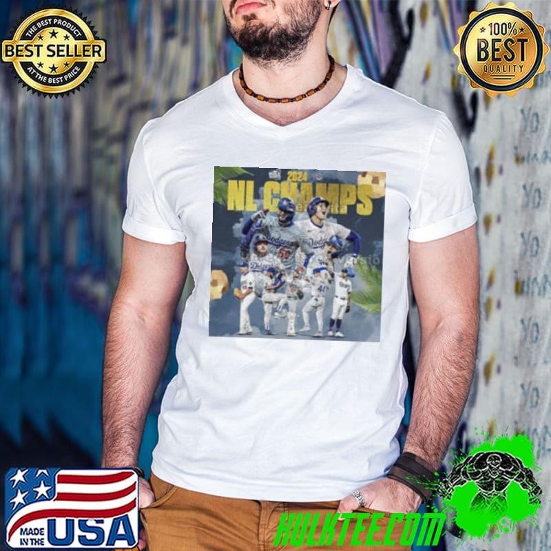 2024 NL Champs Los Angeles Dodgers squad shirt