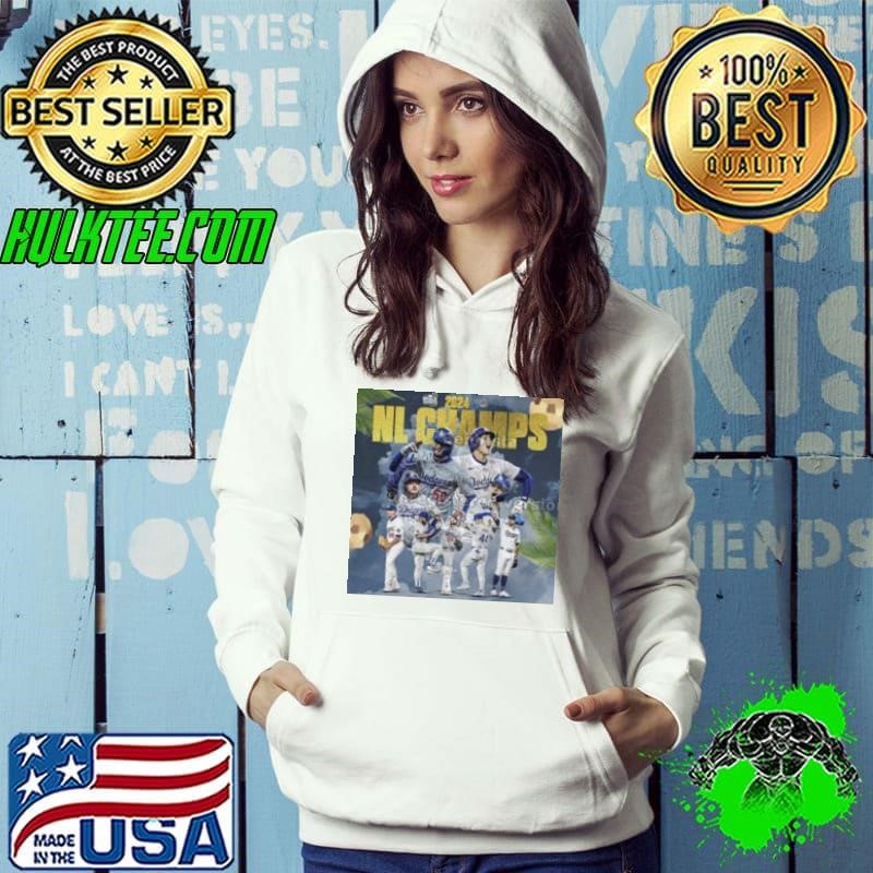 2024 NL Champs Los Angeles Dodgers squad Hoodie