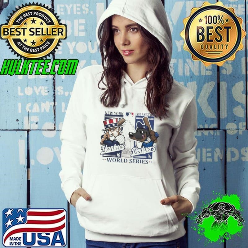 2024 World Series New York Yankees Dandy vs Mascot Los Angeles Dodgers Matchup Hoodie