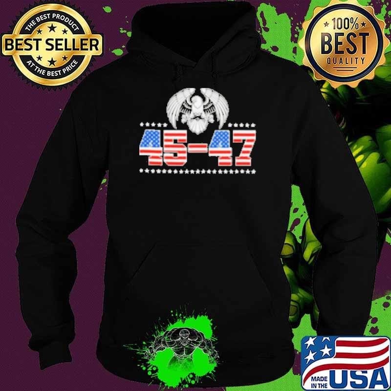 45 47 Trump Wins 2024 Election Official Logo Hoodie