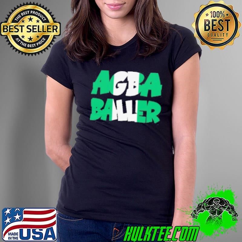 Agba Baller wearing Agba Baller Ladies Tee