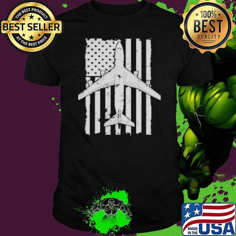 Airplane Vintage Pilot USA Shirt