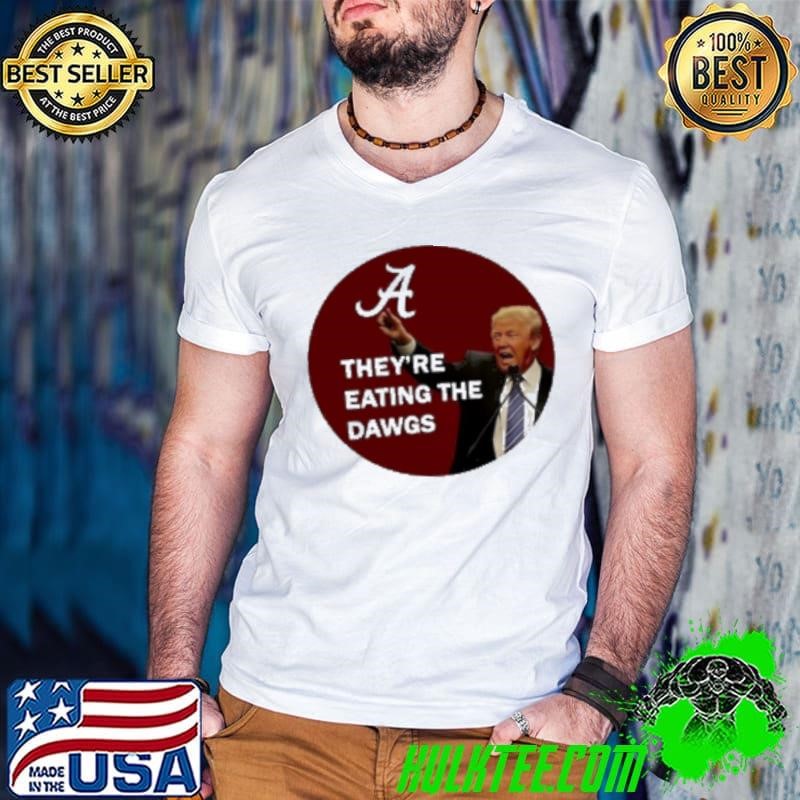 Alabama Trump They're Eating The Dawgs Guys V Neck