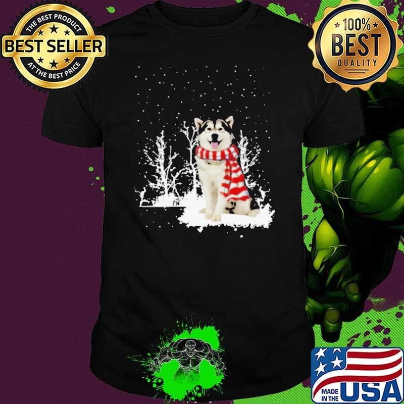 Alaskan Malamute Merry Christmas shirt