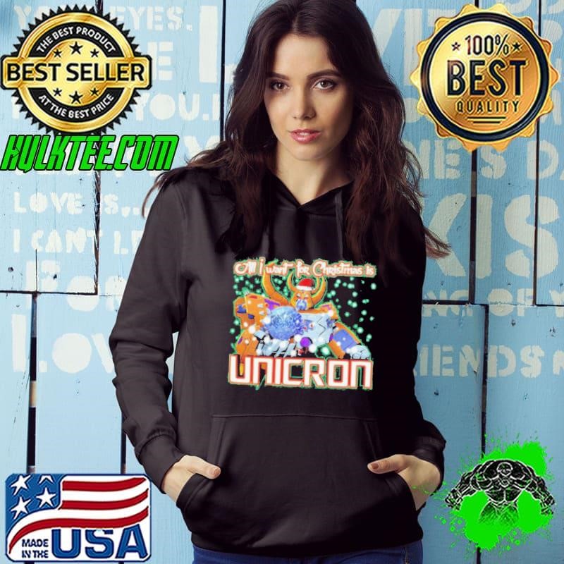 All I want for Christmas is Megatron Unicron shirt
