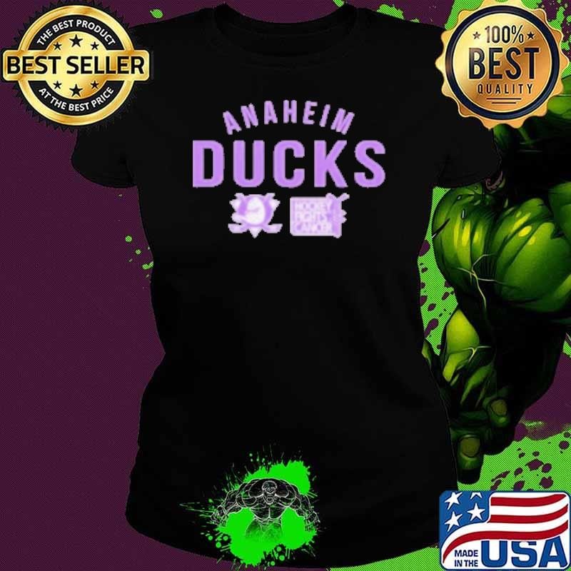 Anaheim Ducks Richmond Resilient Hockey Fights Cancer Ladies tee