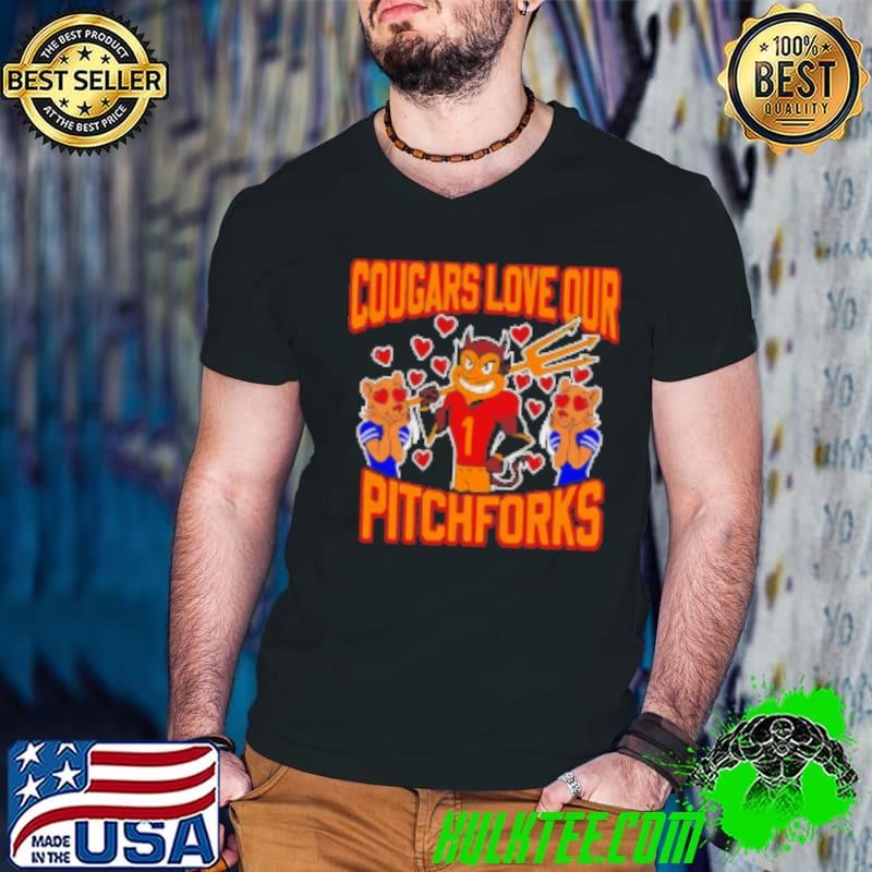 Arizona State Sun Devils cougars love our pitchforks Shirt