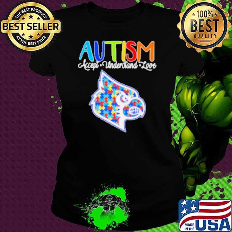 Autism accept understand love Louisville Cardinals shirt
