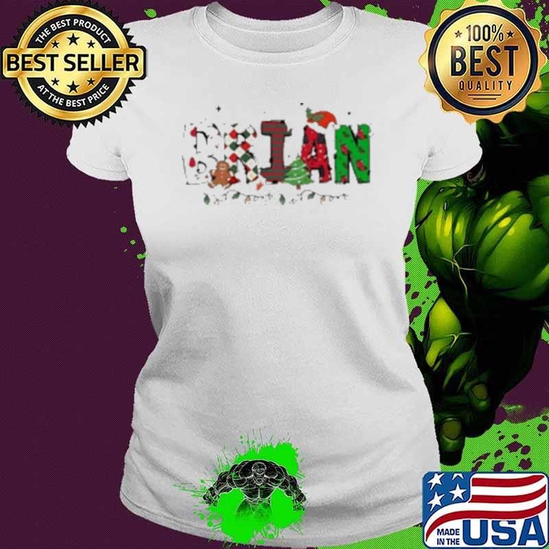 Awesome Personalized Christmas Name Brian Shirt