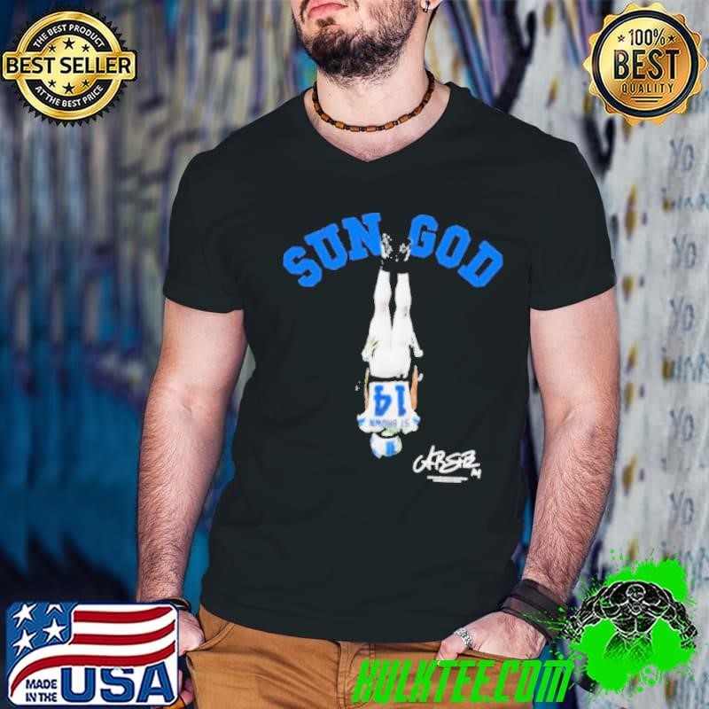 Awesome Sun god the lion detroit shirt