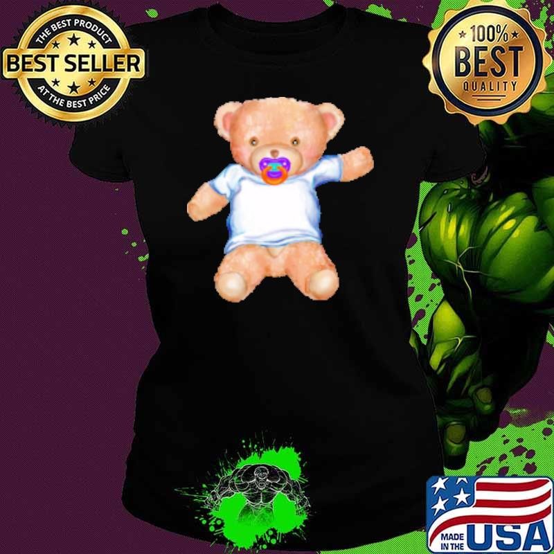 Baby Teddy Bear Toy with Pacifier Shirt
