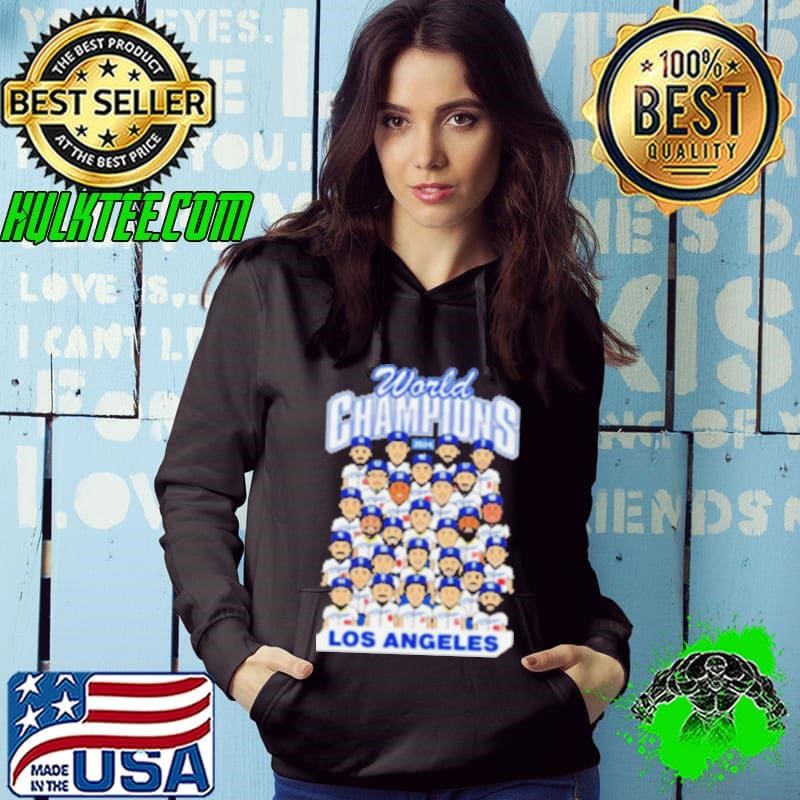 Best Los Angeles World Champions Team Cartoon Royal Shirt
