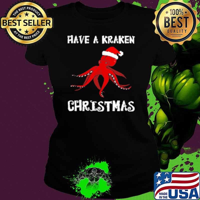 Best Santa hat have a kraken Christmas 2024 Shirt
