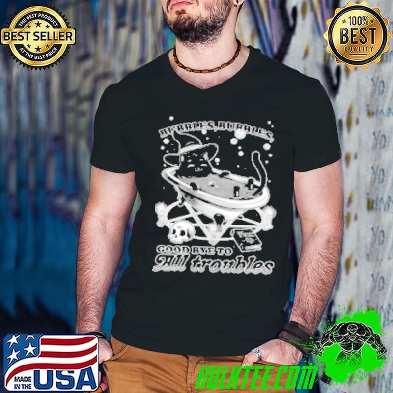 Bubble Bath Cat Witch Shirt