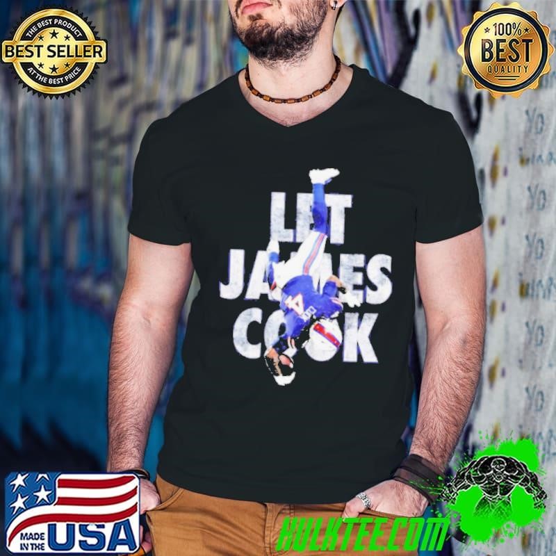 Buffalo Bills Football let James Cook shirt