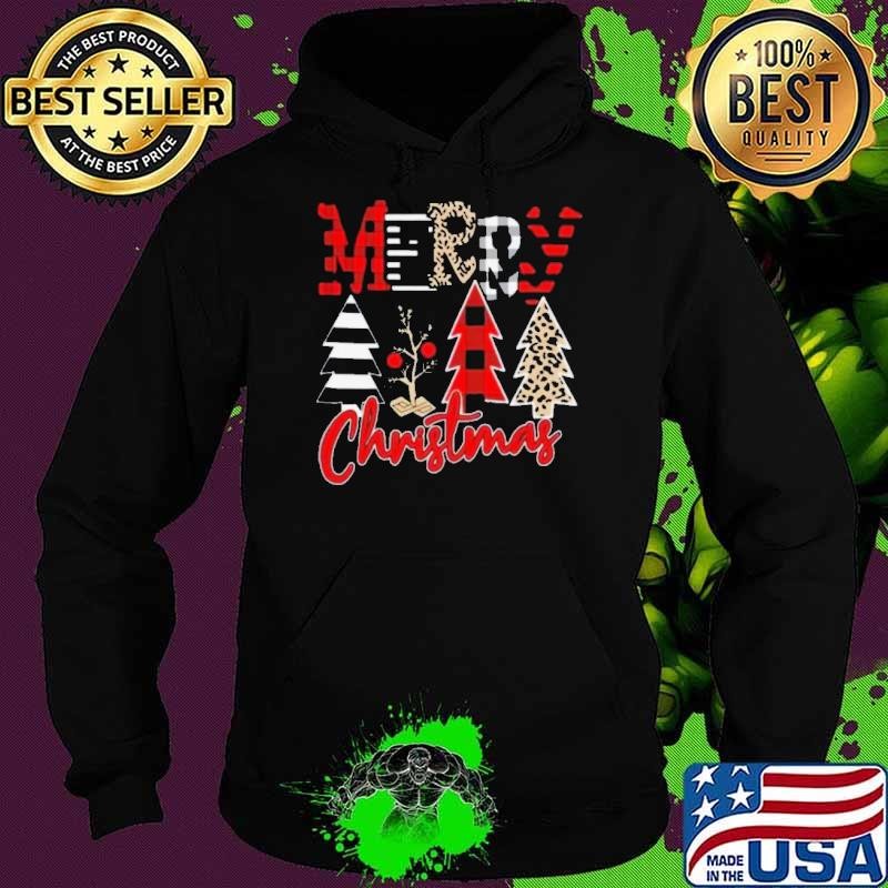 Buffalo Plaid Merry Christmas Tree Shirt