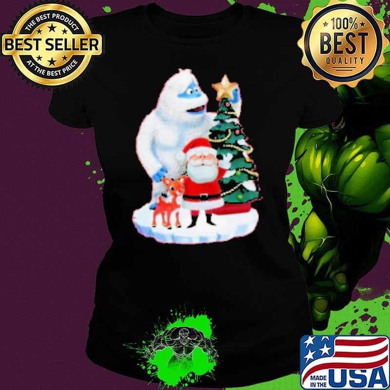 Bumble Rudolph And Santa Exclusive Rudolph The Red Nosed Reindeer Christmas Shirt