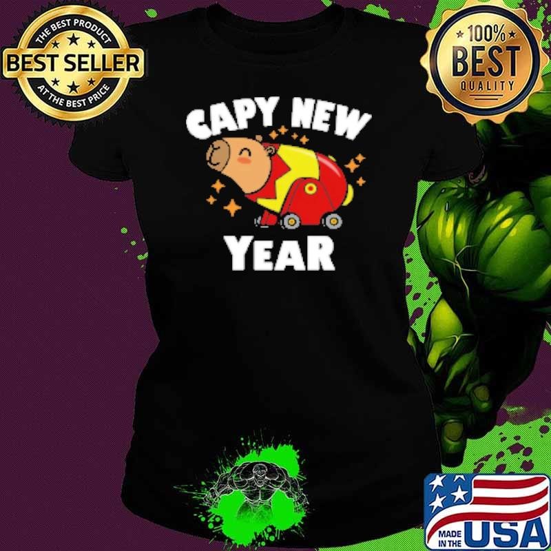 Capy New Year 2025 New Year Cartoon Shirt
