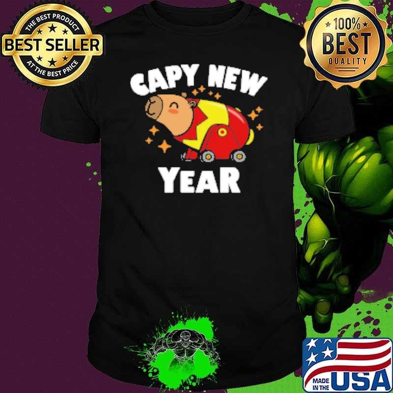 Capy New Year 2025 New Year Cartoon Unisex