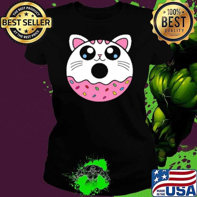 Cat Donut Ladies tee
