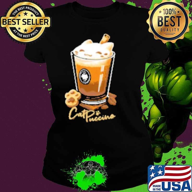 CatPuccino Kawaii Cat Coffee Drink Shirt