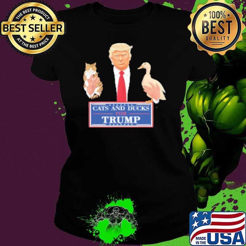 Cats And Ducks For Trump President 2024 Shirt
