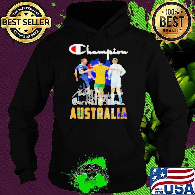 Champion Australia players signatures Hoodie