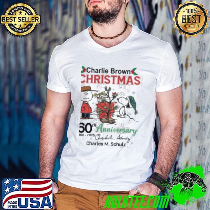 Charlie Brown christmas 60thanniversary 1965 2025 Guys V Neck